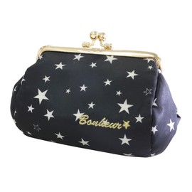 At First Gamaguchi Pouch Etoile Black AF8278