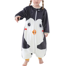 Baby Sleeping Bag Sack with Feet Spring Winter Swaddle Wearable Blanket Long Sleeve Nightgowns for Infant Toddler