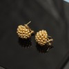 LeCalla 925 Sterling Silver Omega Back Earrings Jewelry Medium Large