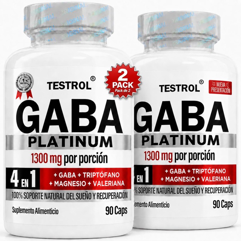 Gaba Platinum | Fórmula 4 En 1 | Gaba 750mg,