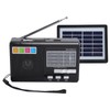 Solar Charging Radio Portable Radio with Emergency LED Flashlight Support