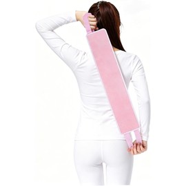 VICASKY Banda Zonas Difíciles Manchadas y Alcanzar Manos Evitar Aplicadora de Bronceador en Fibra Rosa, Diseño para Aplicación de Autobronceador para Espalda Adecuado Corporal