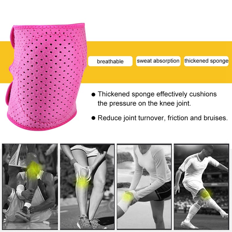 2pcs Sponge Outdoor Dancing Defensive Knees Pads Soccer Running Slip