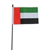 United Arab Emirates Hand Waving Flag 6" x 4" Flag
