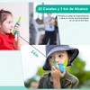 Walkie Talkie para Niños con Linterna LCD Retroiluminada,Radio Juguete con