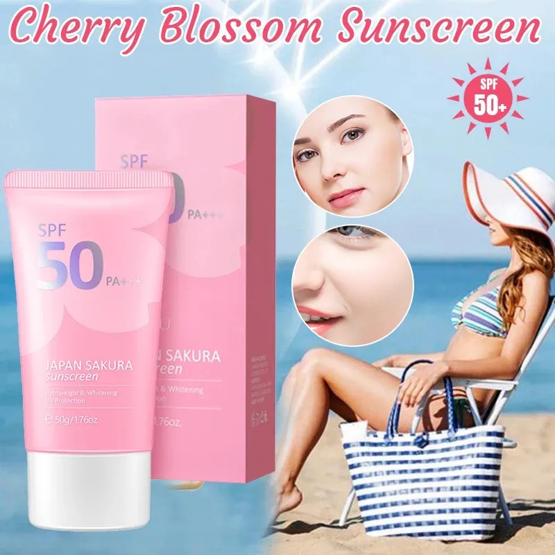 Crema Solar Corporal Blanqueadora Facial Sakura Pa