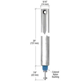 C.R. LAURENCE FH2930 CRL 29" Tubular Spiral Tilt Window Balance Blue Bushing
