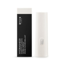 WYCON Cosmetics Hydrasheer Glossy Lipstick, Soft and Comfortable Formula, Wet Lips - 01 Pure