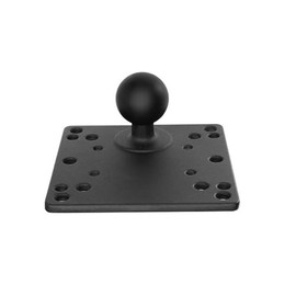 AGEofDMS Aluminium VESA Plate 100 x 100 mm with 38 mm/1.5 Inch/C Size Ball Adapter, RAM Compatible, Black