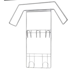 Central Vacuum Cleaner White Wire Hose and Tool Caddy