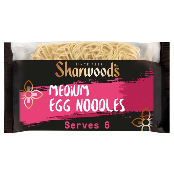 Sharwood's Medium Egg Noodles, 340 g Packet (Pack of 1)