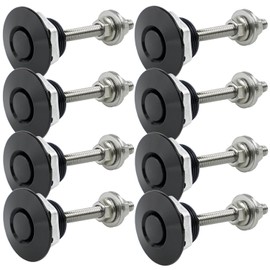 GETIROTE Quick Release Bumper Hood Pins Universal Quick Release Latch License Plate Lock Clip Diameter 1.25 inch Push Button Release Latch for Most Vehicle