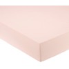 Fitted sheet for cot beds, pink 140x70 and 120x60