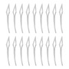 18pcs Rhombic Dreadlocks Interlocking Tool Alloy Dreadlocks Tightening Tool Accessories