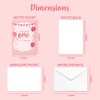 32 Red 1st Birthday Party Invitations with Envelopes - Kids