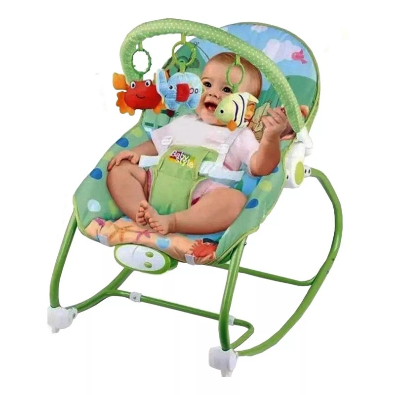 C-lee Silla Bouncer Mecedora Animalitos Para Bebe Musical 898-919