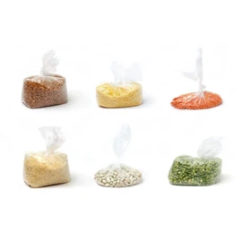 Sabco - Plastic Bags On Roll - Clear Poly Food Sandwich Food Bags For Fruit And Veg - 9" X 14" Or 225 X 350mm
