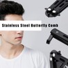 Stainless Steel Butterfly Comb – Foldable Training Hair & Beard