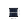 sourcing map Mini Solar Panel Cell 1.5V 60mA 0.09W 30mm