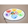 TickiT 73117 Translucent Colour Sorting Bowls, Red, Orange, Yellow, Green,