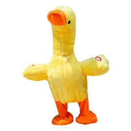 Baoblaze Talking Duck Toy Electric Interactive Duck Talking Waddling Interactive Duck Toy Musical and Dance Duck Toy for Party Favor