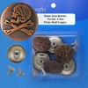 No-sew Metal Tack Jean Buttons Kit w/Tool SKL (20mm Pirate