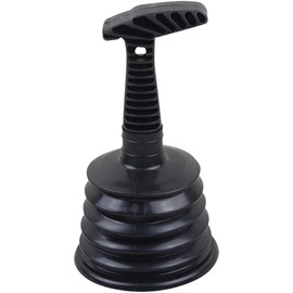 Kitchens Sink Plunger Heavy Duty Drain Unblocker Flexible & Powerful Plumbers Suction Drain Plunger with Non Slip Handle Large Bellows for Clearing Waste Pipes Blockage in Bathrooms & Showers Bath