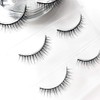 Musegetes 3D False Eyelashes, Popular, Natural Black Base, Soft Core,