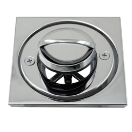 Westbrass D3201-26 Roman Tub Drain Trim with 4-1/4" OD Tile Square, Polished Chrome
