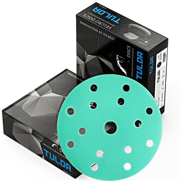 Tulda Sanding Discs P1200 Orbital Sander Pads 6" 150mm 15