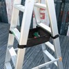 Homakover 1680D Black Ladder Organizer, Portable Tool Bag for Telescoping