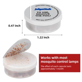 2025 Upgraded Octenol Pest Lures for Bug Zappers, 360-Day Lasting Lure Mosquito Attractant Bait Refill for Fly Traps, 12 Pack High Catch Rate Mosquito Attractant Indoor/Outdoor Traps