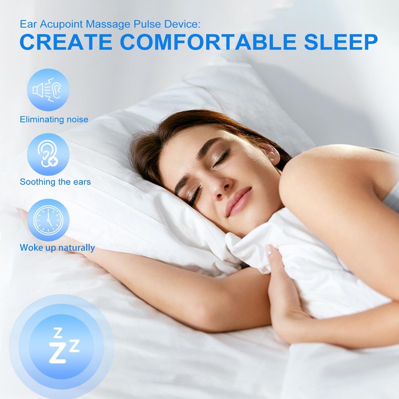 Ear Acupoint Massage Pulse Device Tinnitus Relief for Ringing Ears,