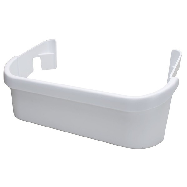 Edgewater Parts 240351601 White Freezer Door Bin 9 1/2" long 2 1/2'' height Compatible: Frigidaire, Kenmore, Crosley, Westinghouse (Freezer side only) Fits Model# (FRS, PLH, GLH, GLR, WRS)