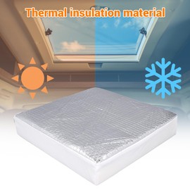 Pssopp RV Skylight Shade, Sunroof Skylight Shade, RV Vent Insulator, Reflective Heat Insulation, Privacy Protection, Silver, Fabric, Compatible with Recreational Vehicle