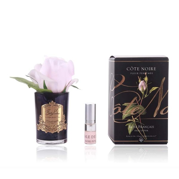 Cote Noire-Perfumed Natural Touch Rose Bud in Black and Fresh
