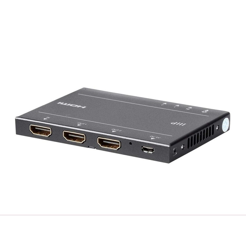 Monoprice Blackbird 4K Pro 1x2 Ultra Slim HDMI Splitter -
