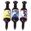 6PCS Mini Beer Bottle Golf Tees Plastic Funny Golfing Tees