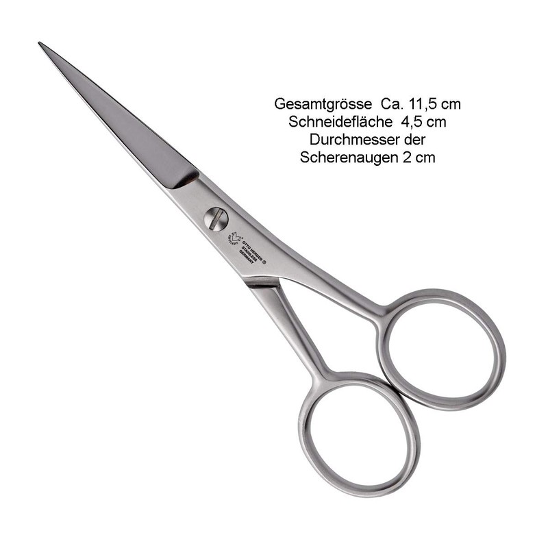 Otto Herder manicure Beard Scissors 11.5 cm Extra Sharp Beard
