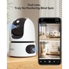 Imou Dual-Lens 2K+2K Indoor Security Camera, House Security Camera 360°Full