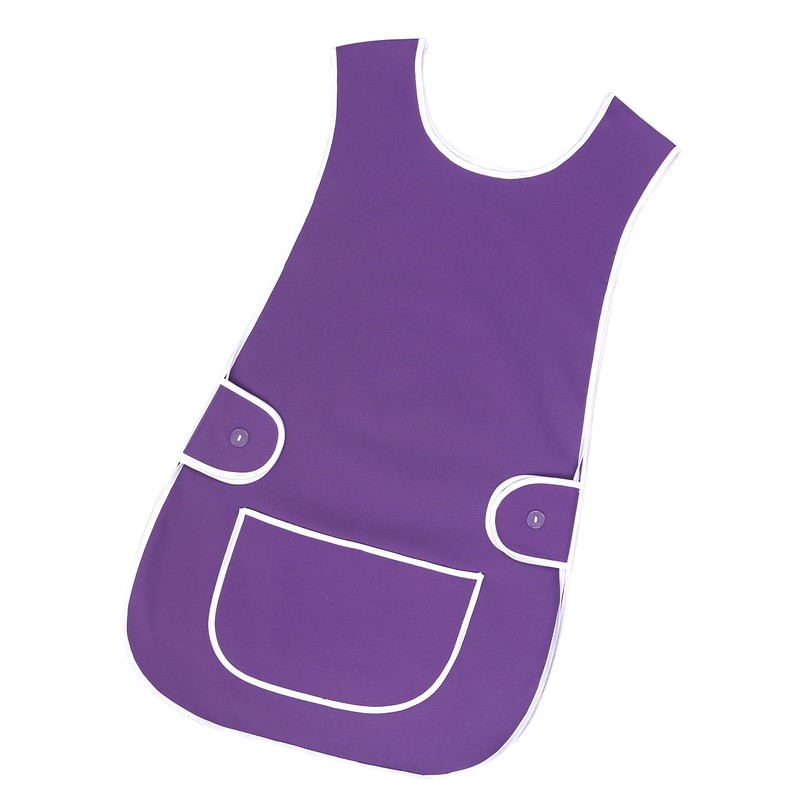 LINEN CLOSET Womens Tabards with Pockets for Men Ladies Cleaning