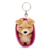 NICI Keyring Sleeping Pets Dog Light Brown 8 cm
