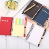 Libreta De Notas Ecológica Con Marcador Nota Adhesiva 15 Pzs