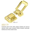 METALLIXITY Toggle Catch Lock (40mm x 27mm) 2Pcs, Iron Hasp