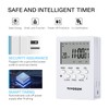 VIVOSUN Digital Timer Outlet 7 Day Programmable Digital Outlet Timer