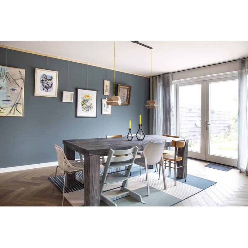 STAS Moulding Picture Hook White + perlon Cord with Loop