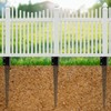 WIMART Fence Post Anchor 4''x4'', Heavy Duty Metal Fence Post
