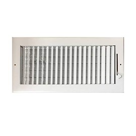 14" x 6" Adjustable Blade Sidewall Ceiling Register Vent Cover Diffuser Heavy Duty Stamped Steel (Listed Size is for Duct Opening or Inside Measurement)