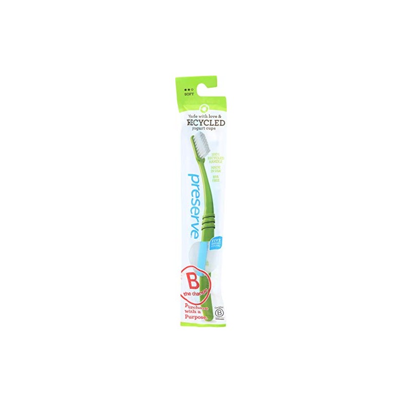 Preserve Adult Soft Toothbrush with Mailer Assorted Colors
