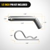 Nilight Trailer Hitch Ball Mount with 1/2" Hitch Pin Clip